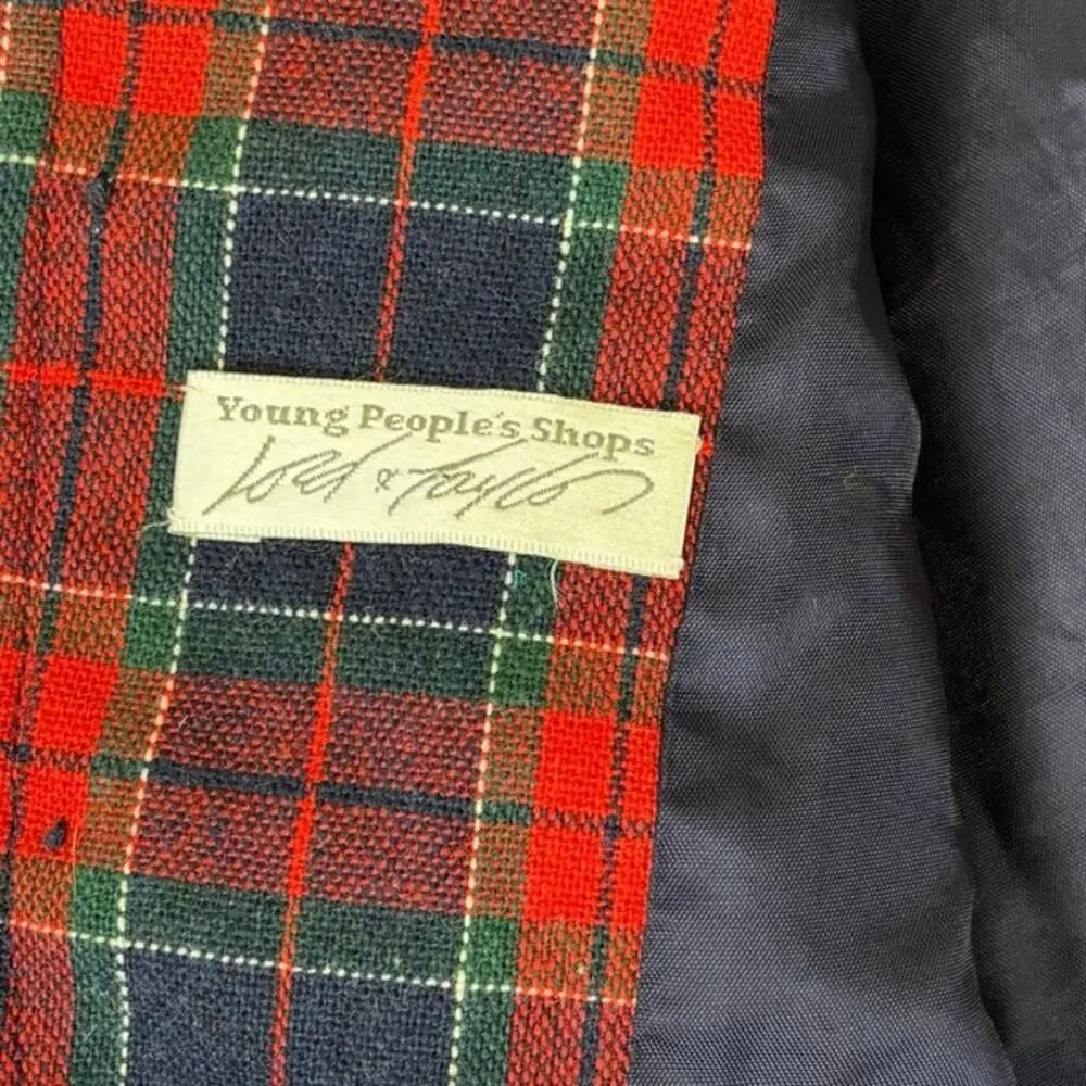 VINTAGE Lord and Taylor little‎ girls blazer, Tartan Plaid, size 2